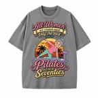 Pilates In Their Seventies Washed T-Shirt
