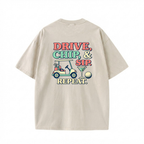 Drive Chip Sip Repeat Washed T-Shirt Washed T-Shirt