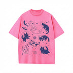Cats in Space Comfort Colors Shirt