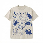 Cats in Space Comfort Colors Shirt