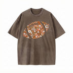 Comfort Colors® Floral Football Shirt