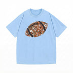 Comfort Colors® Floral Football Shirt