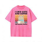 I Like Cats And Coffee Shirt