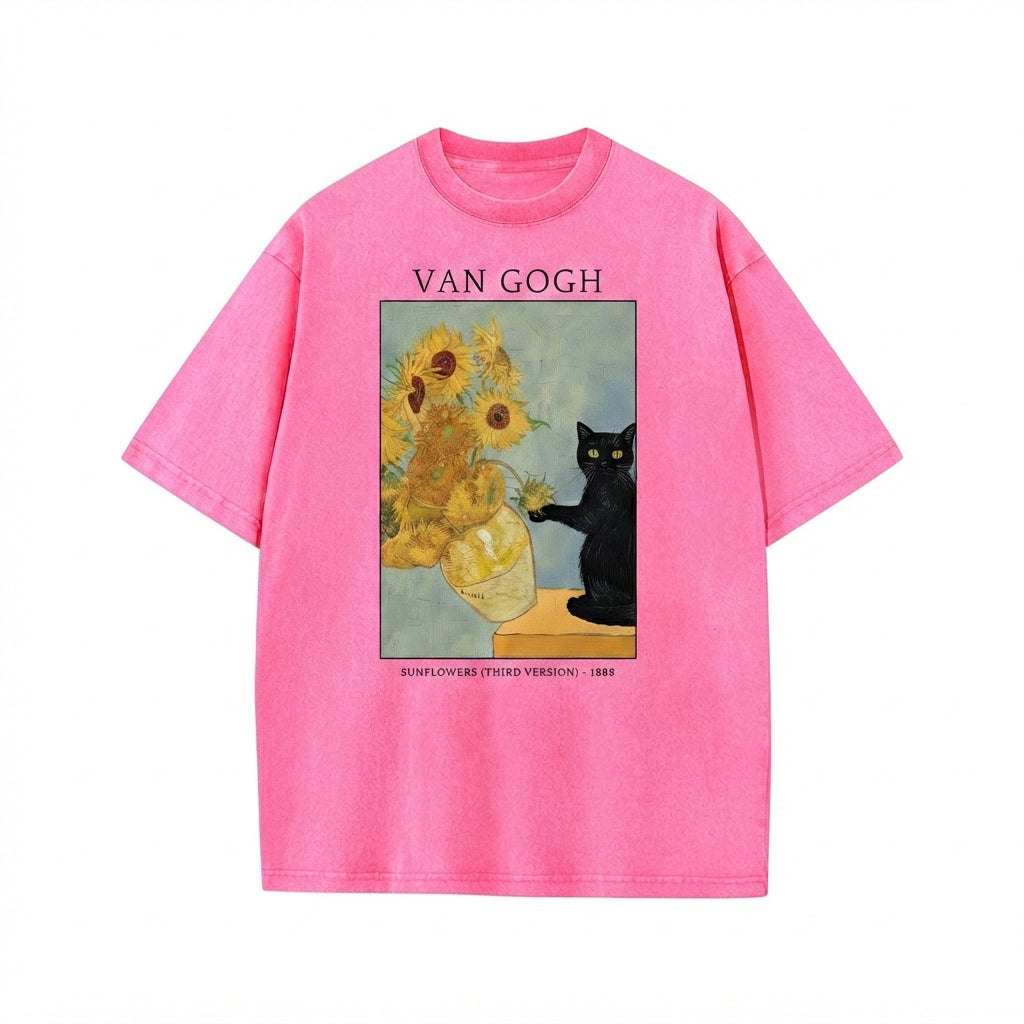 Van Gogh Cat Shirt