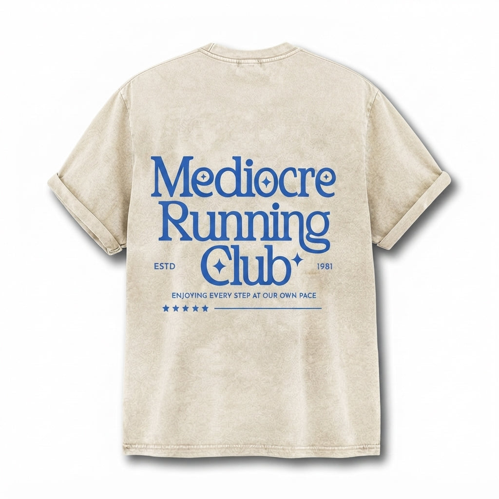 Mediocre Running Club Washed T-Shirt