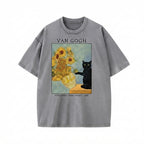 Van Gogh Cat Shirt