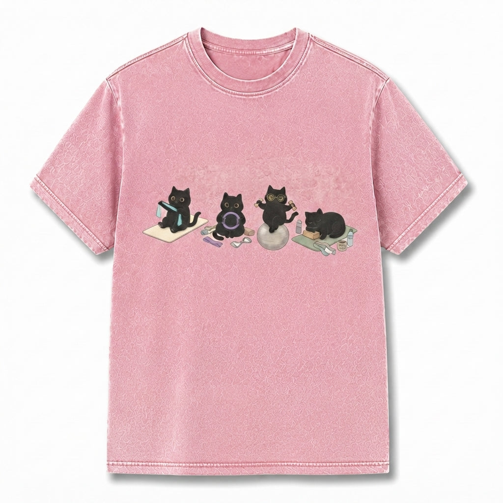 Black Cat Pilates T-Shirt