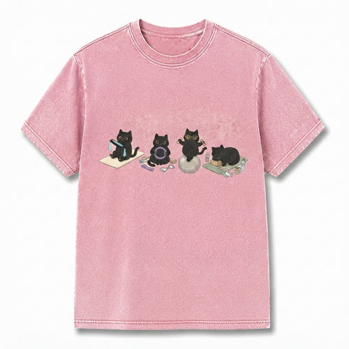 Black Cat Pilates T-Shirt