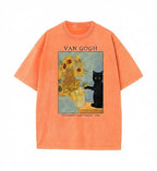 Van Gogh Cat Shirt