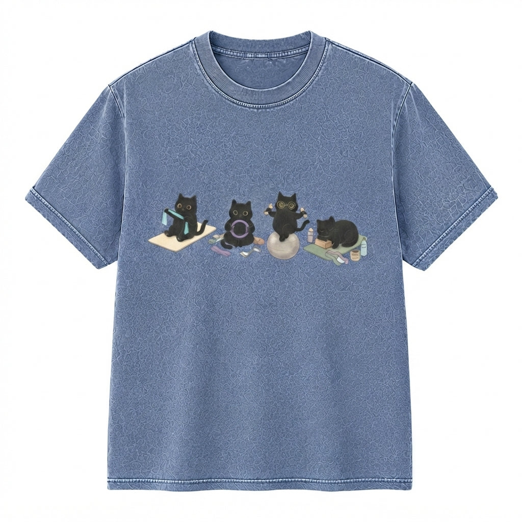 Black Cat Pilates T-Shirt