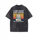 I Like Cats And Coffee Shirt