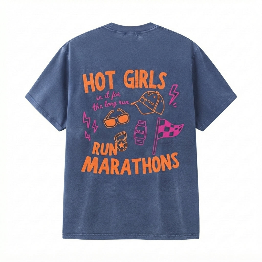 Hot Girls Run Marathons T-Shirt