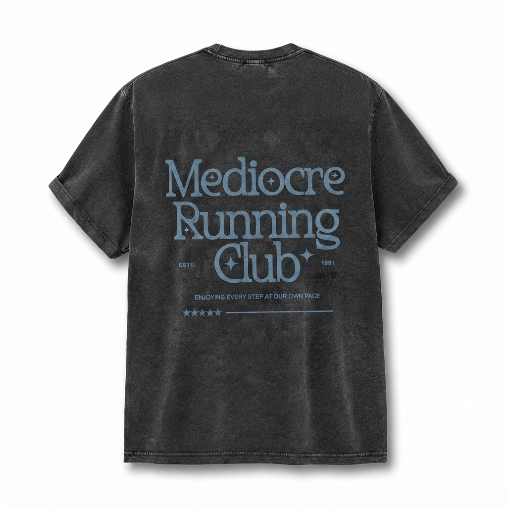 Mediocre Running Club Washed T-Shirt