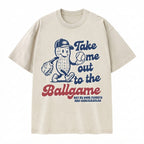Take Me Out to the Ballgame Cropped Tee