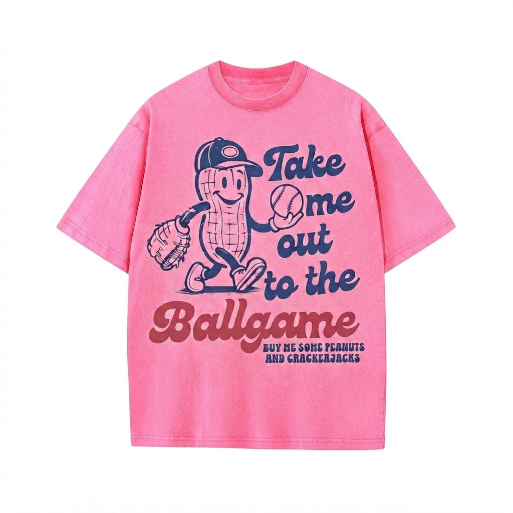 Take Me Out to the Ballgame Cropped Tee