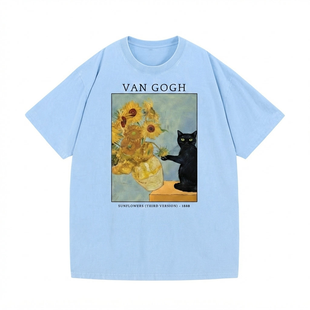 Van Gogh Cat Shirt