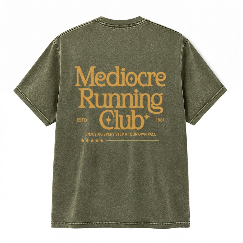 Mediocre Running Club Washed T-Shirt
