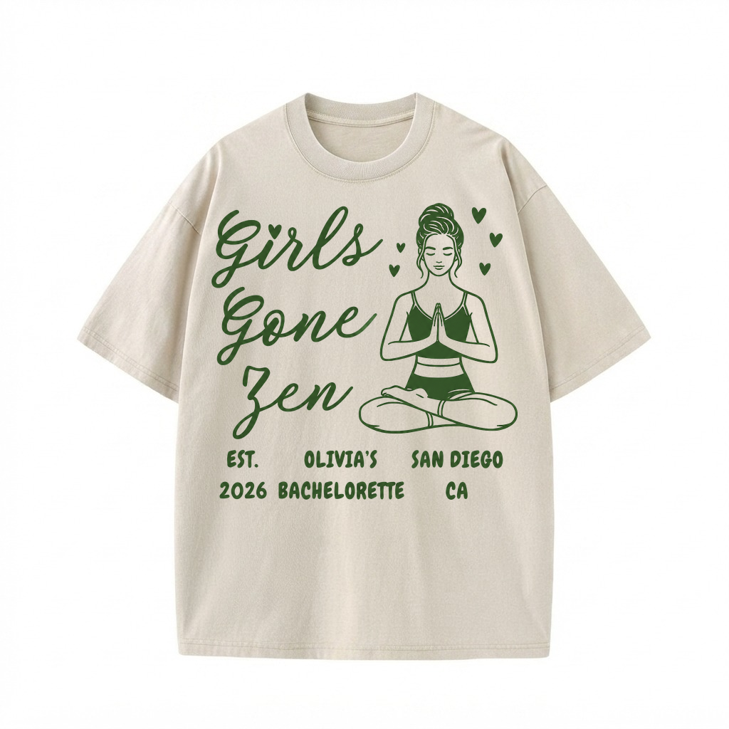 Girls Gone Zen Washed T-Shirt