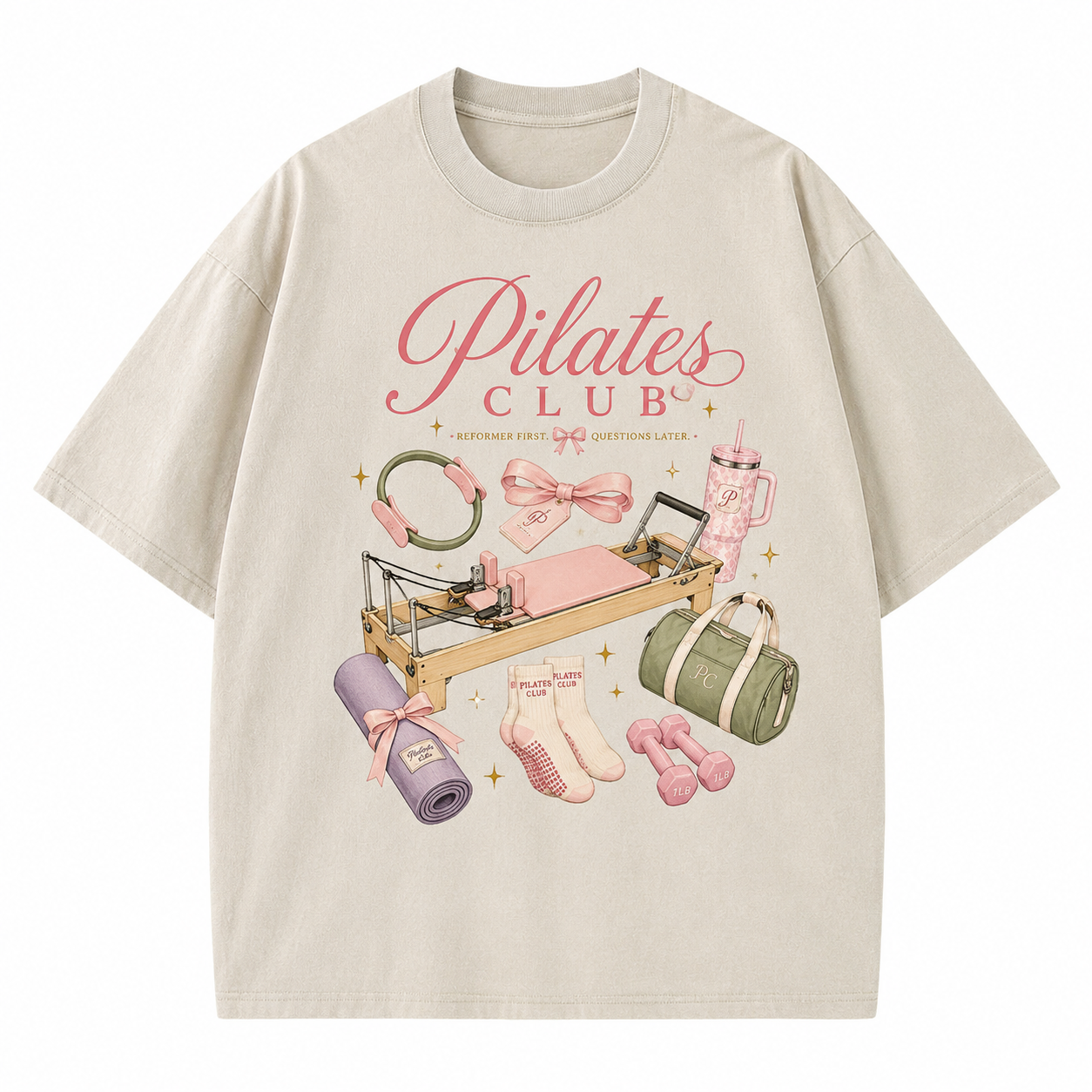 Pilates Club Washed T-Shirt