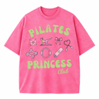 Pilates Princess Club Washed T-Shirt