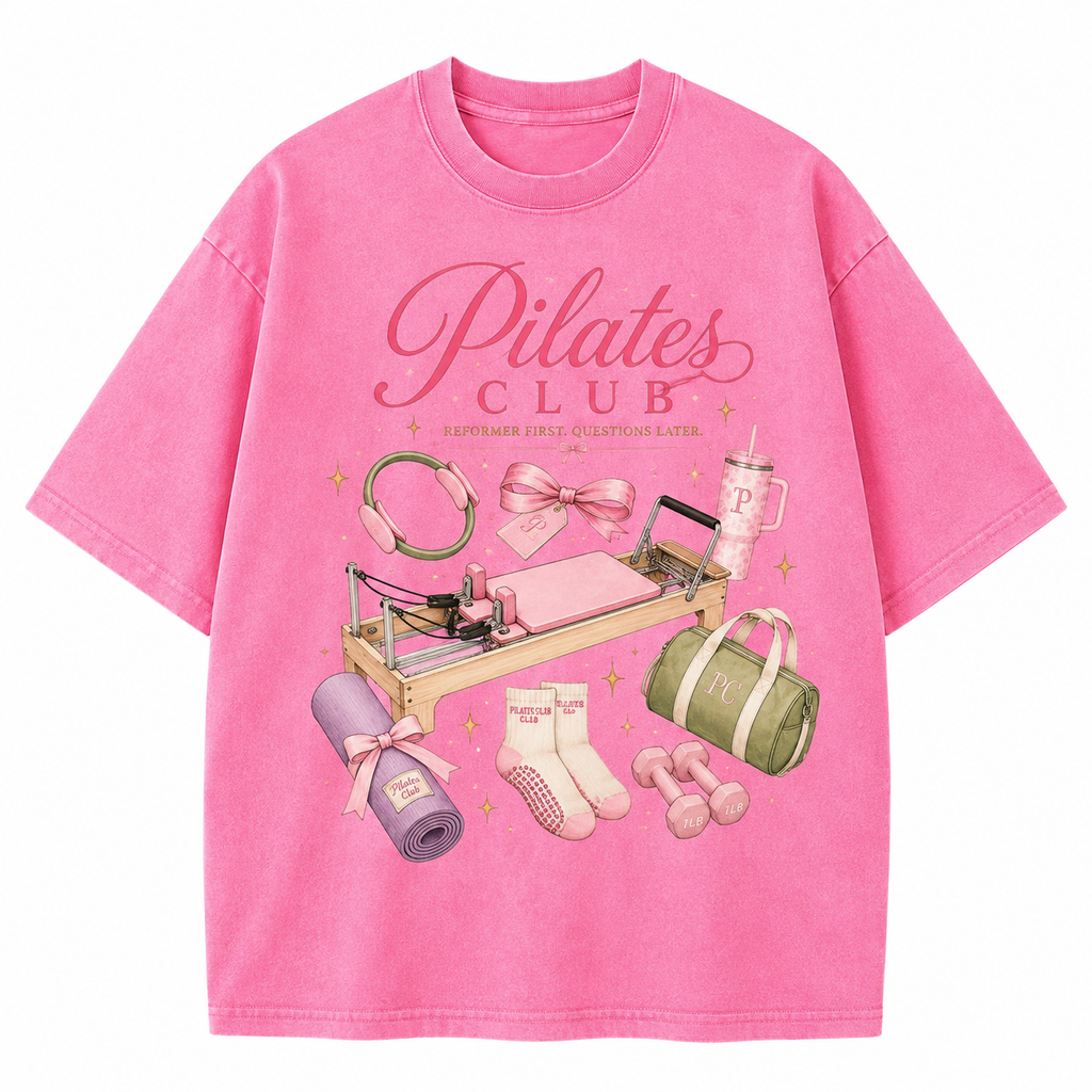 Pilates Club Washed T-Shirt