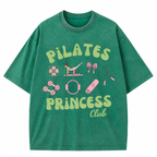 Pilates Princess Club Washed T-Shirt